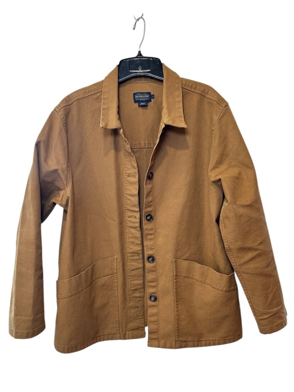 Pendleton Women's Barn Chore Coat Jacket Size Large Canvas Butterscotch
